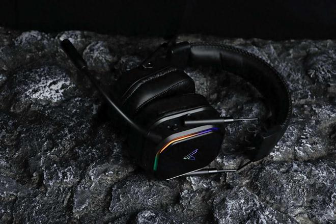 850耳机：50mm大单元+RGB沉浸体验j9九游会登录游戏听声辨位利器！雷柏VH(图9)